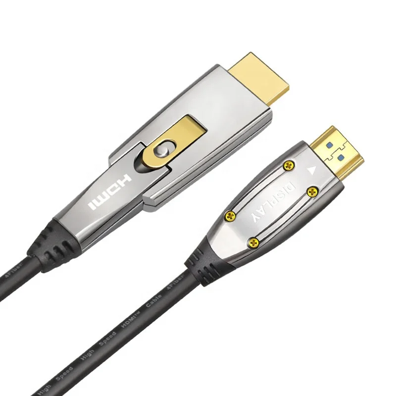 Aoc 4k монитор HDMI съемный 2 порта разъем AM на DM Micro HDMI HD 4K 60 Гц активный оптический HDMI кабель 4k