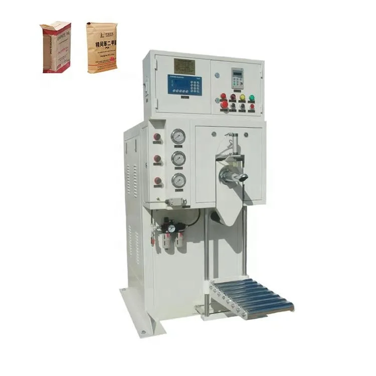 Approved Fully Automatic 25kg For Kaolin Powder Cement Sugar Salt Ect Chemical Industry Kraft Paper Bags Filling Machine