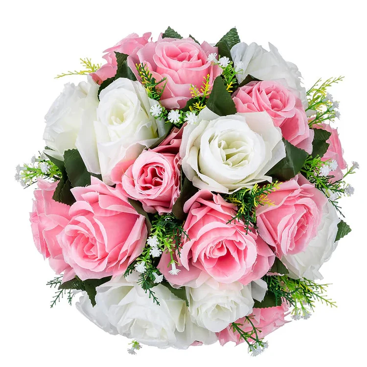 20cm size artificial rose flower ball bouquet wedding home garden party table centerpiece Christmas flower ball