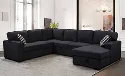 good futon 2P single  armchair sofa with extendable bed corner 2P+chaise with storage sectional sofa with storage