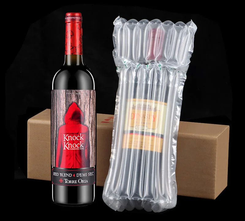 AIR-DFLY Factory Direct Sale cushion bubble column inflatable wine bottle shipper air bag protection