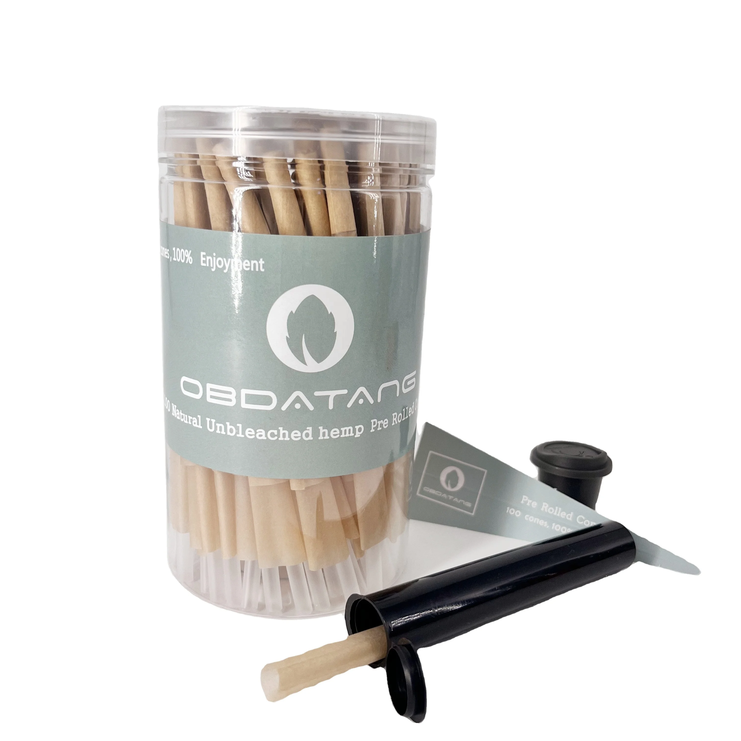 100 Classic King Size Cones 109mm Pre Rolled Cones 26mm Filter Tips Natural Brown Unbleached Unrefined Rolling Papers Bulk Pack