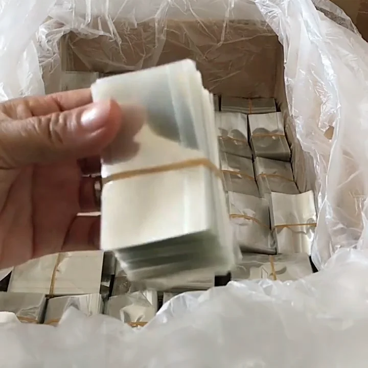  Custom clear support printing PVC PET PETG plastic shrink wrap band heat