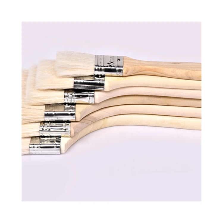 Home Painting Professional Painters 2 inch Angular Polyester Laser Engraved Wooden Handle Paint Brush