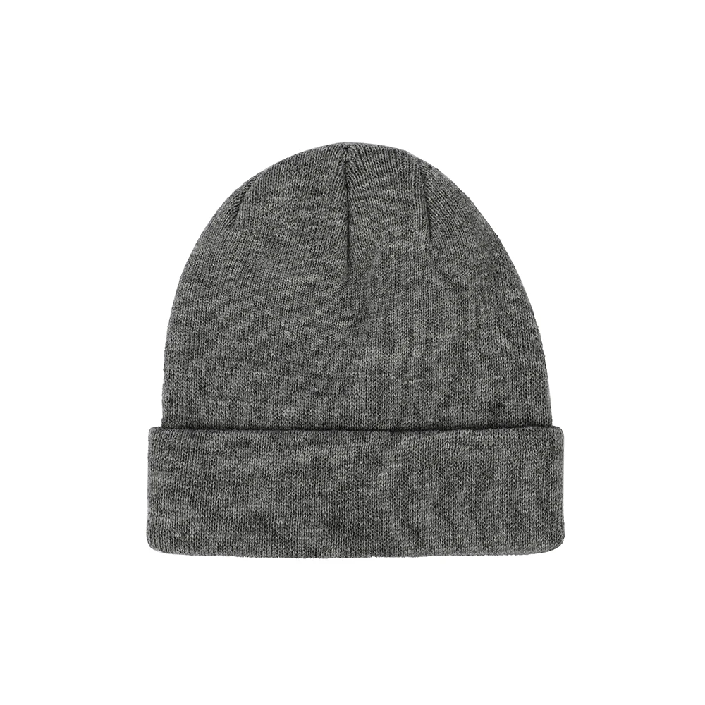 Custom Low Moq Trendy Adult Bulk Acrylic Knitted Winter Hat Skull Cap Colorful Beanie With Woven Label