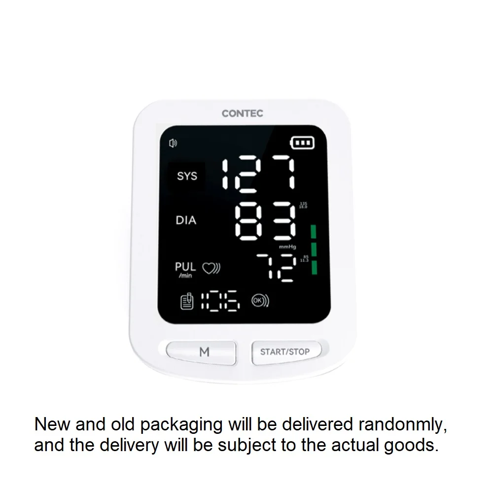 Contec CONTEC08E Blood Pressure Monitor Presion Sanguinea Metro Presion Arterial Electronic Tensiometer