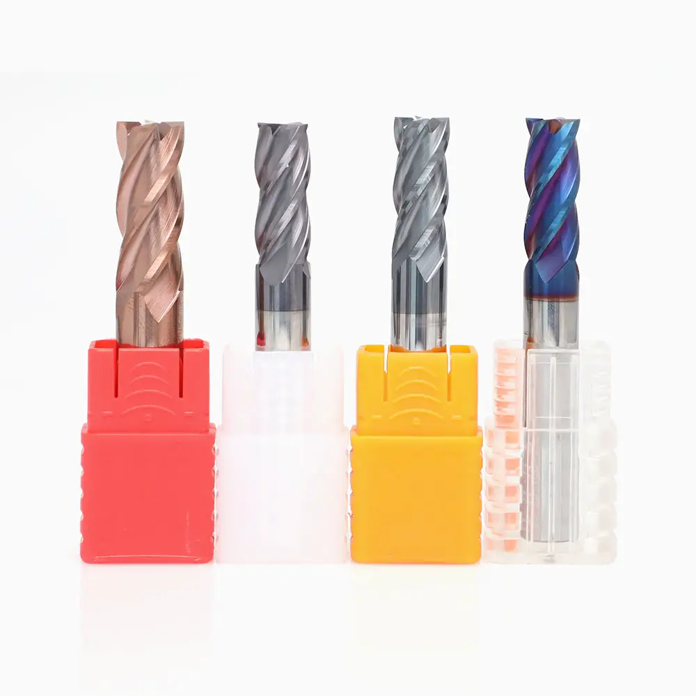 Customized Milling Cutter Solid Carbide CNC Tools Ball Nose End Mill Carbide End Mills HRC55