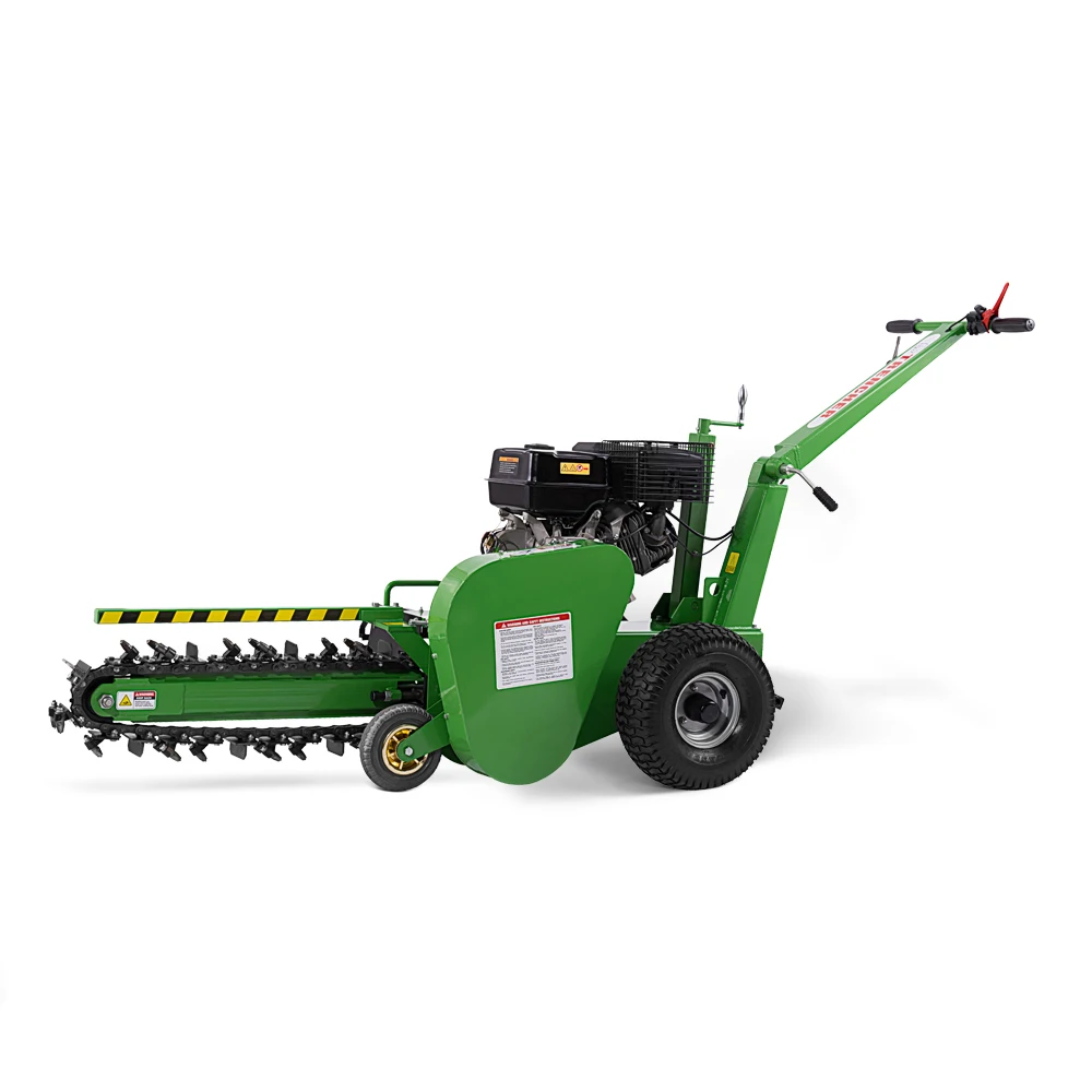 Heavy Duty Professional Gasoline Motor Powered Small Trencher Hand Trenche