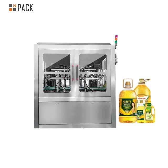Npack Factory Price Plastic Pet Bottle Soybean Oil Corn Oil Automatic Filling Capping Machine For Bottle