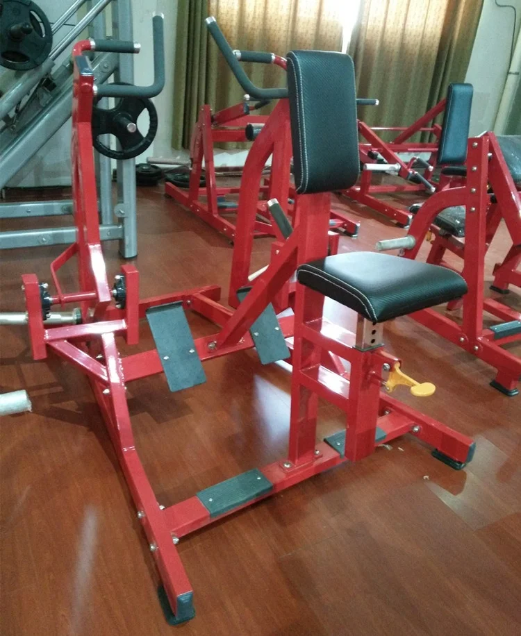 Commercial Use Bodybuilding Plate Loaded Indoor Gym Fitness Equipment Hammer Strength Iso-Lateral Rowing Machine RHS11