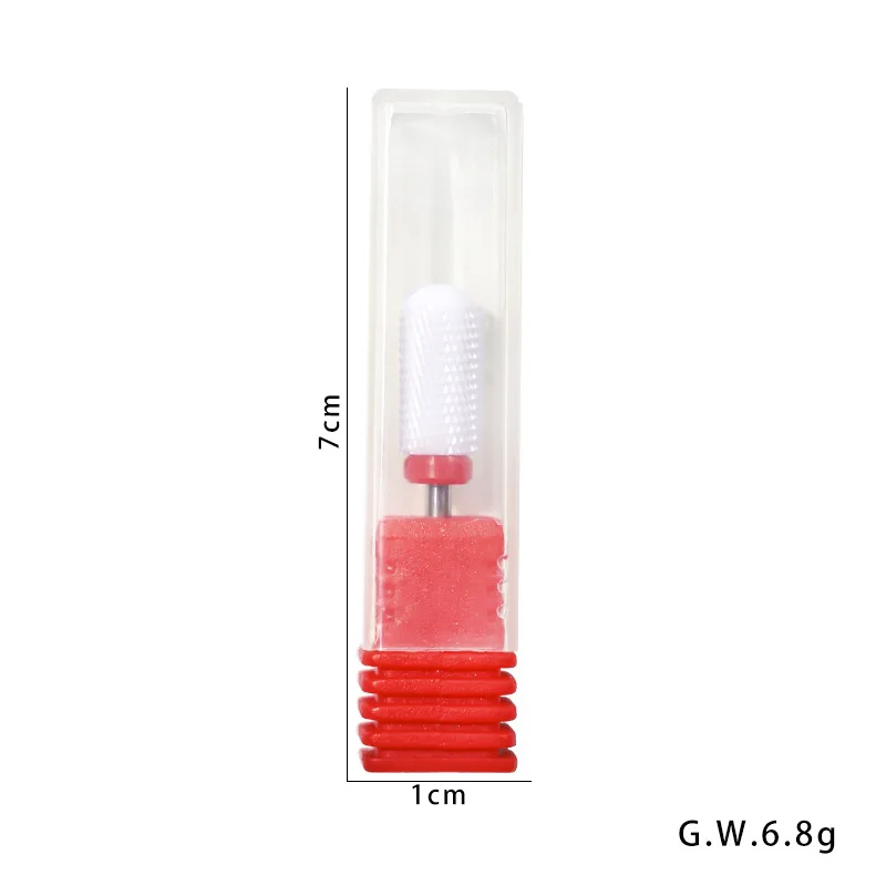 Ceramics Bits Manicure Tool White Professional Salon Product High Quality Nail Drill Bit
