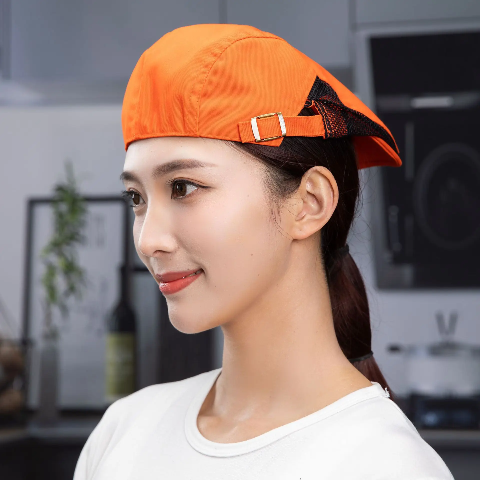 Nice quality new design chef hats for men and women custom logo cooking kitchen chef ca-p and hats for hotel wholesaler