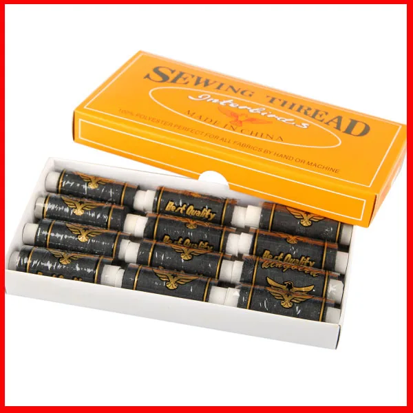 colored  25yard sewing thread 72pcs 100% polyester   sewing thread  40/2