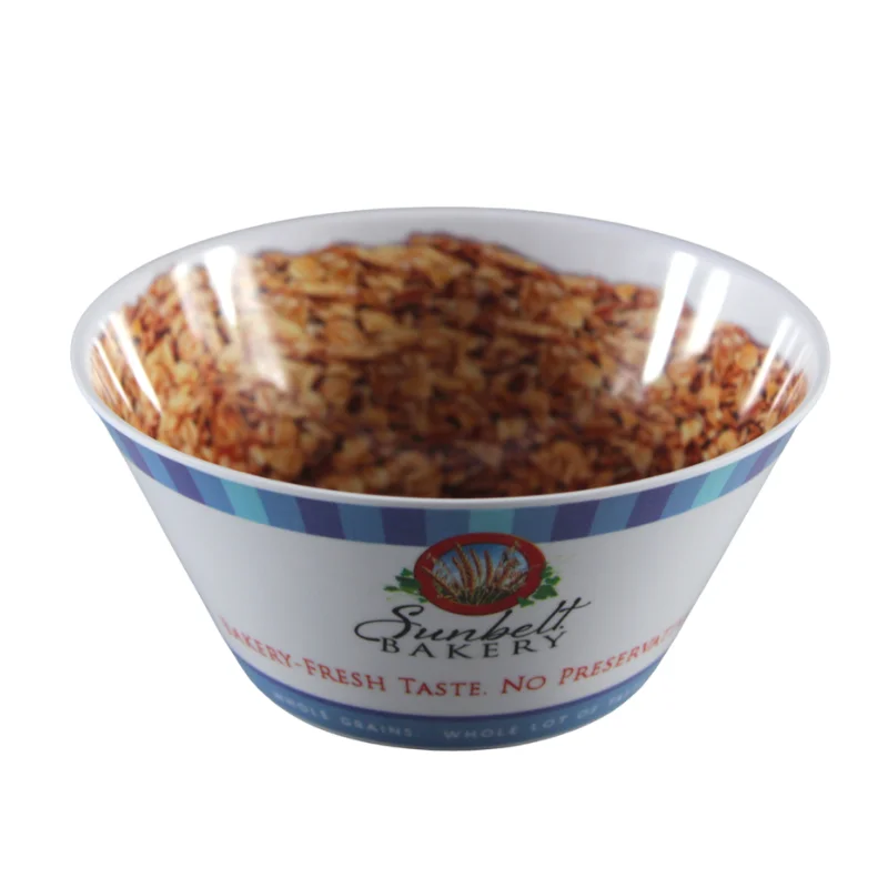 2 side full print melamine cereal bowl for breakfast 6 inch