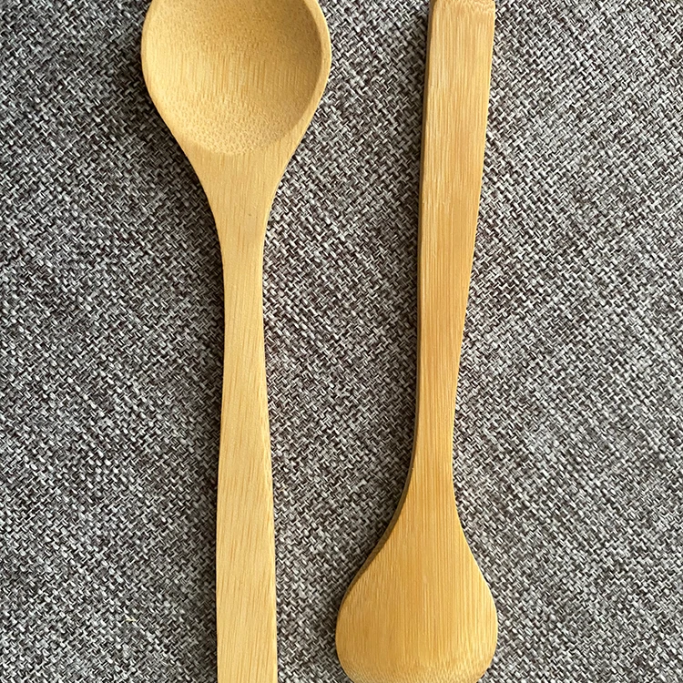 High Quality Brand New Kitchen Utensils Solid Seasoning Small Wooden Spoon Mini Bamboo Spoon