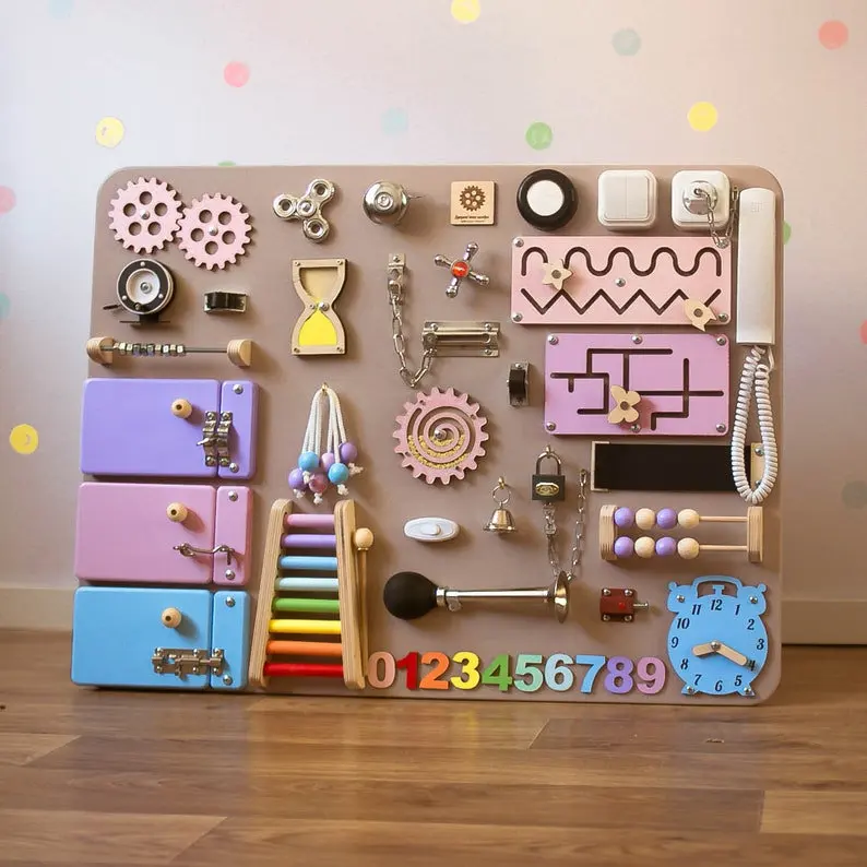 LM KIDS islamic toys educational muslim Activity Board felt busy board for toddler sensory toys for autistic children