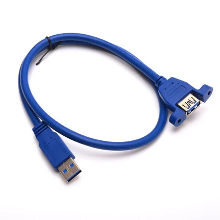 USB3.0 AM/FM Extension Cable with ear and screw hole data cable usb male to female extension cable