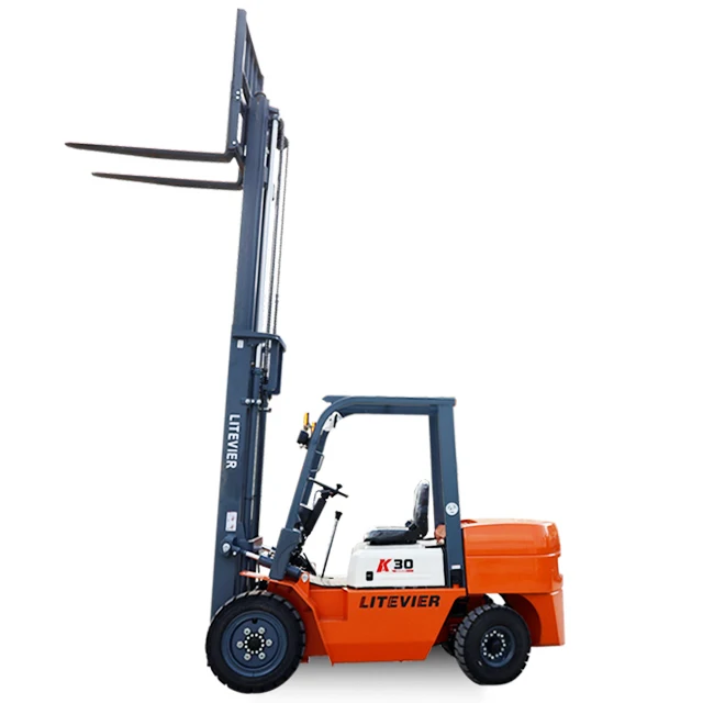 5TON Mini Diesel Forklift trucks forklift accessories articulated forklift fork positioners