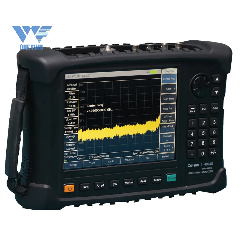 W&F onefind  Spectrum analyzer WF4024C 9kHz-9GHz frequency range Handheld Spectrum analyzer same as RS