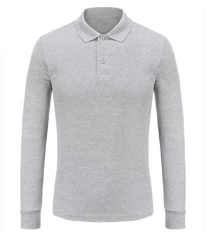 Wholesale Mens 100%cotton long sleeve polo work shirts wholesale white polo shirts