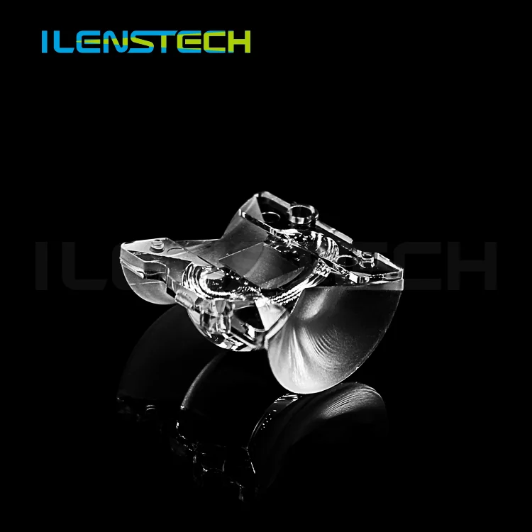 10x120 degree light lens for 1w 3w led street light lens