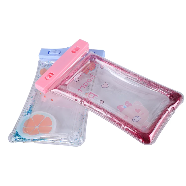 Wholesale New Design Waterproof Material Universal Clear pvc cheap water proof mobile phone ziplock bags