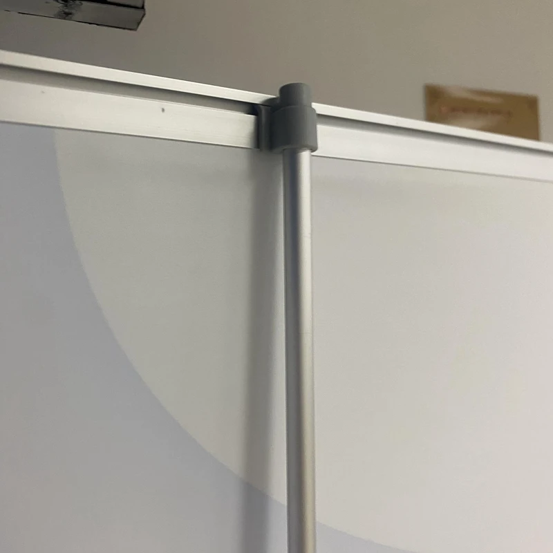 Roll Up Advertising Banner Stand Rollup Standee Aluminum Roll Screen Stand Retractable Banners For Wedding Trade Show