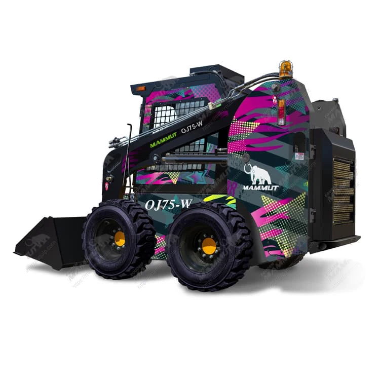 Skid steer loader 1050kg load capacity OJ75-W brand new Mini skid steer loader with good Euro 5 tier 4 engine for sale