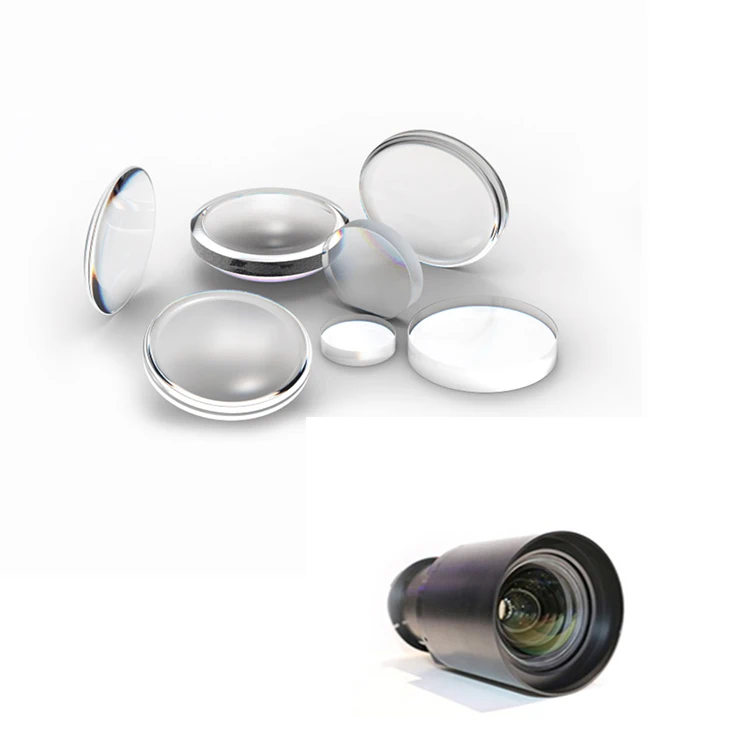 DIN 7080 High Transmittance Transparent Glass Custom Size Borosilicate Glass Sheet Round Sight Glass Disc