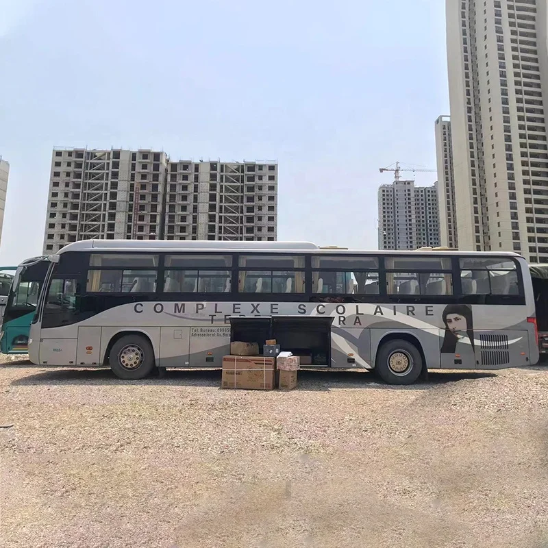 Higer Coach Buses 50-65 Seats Euro 2 Diesel Gasoline Manual Transmission RHD LHD Steering Weichai Engine Used Condition for Sale