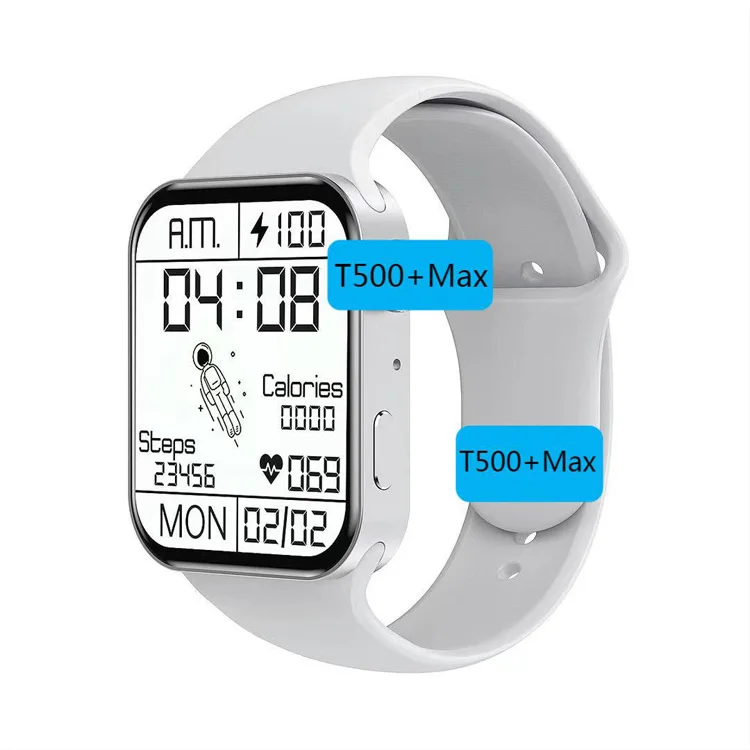 T500+Max Series 7 Smartwatch 4g iwo Reloj IP67 Waterproof BT call GPS android io i7 Smart Watch T500 Max