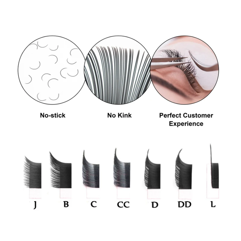 Private Label classic volume 25mm mink cashmere 25mm lash trays eyelash extension