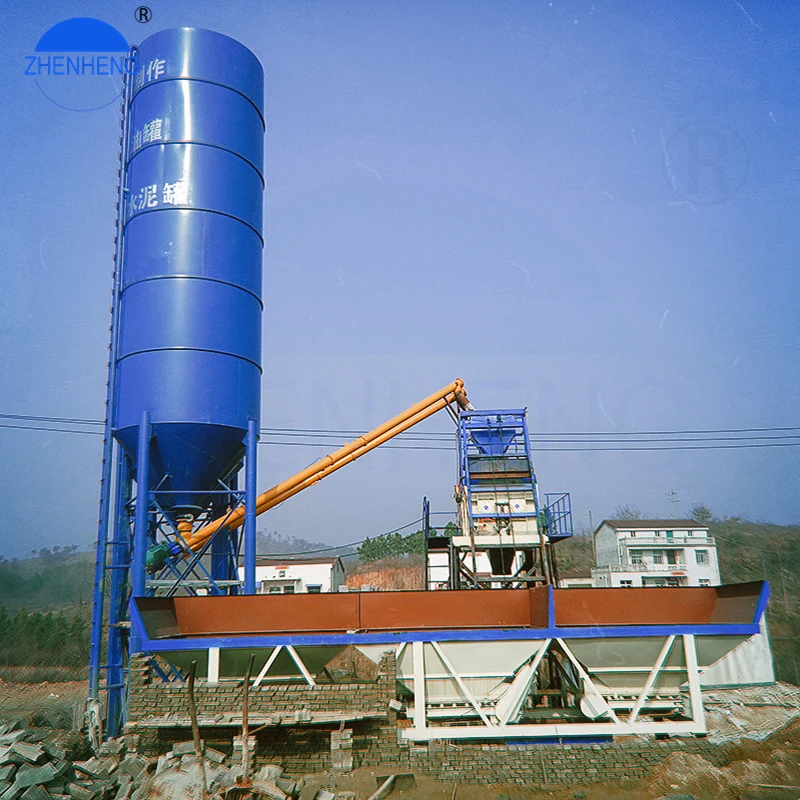 Precast Concrete Wall Panel Plant Concret Celular Electric Mini Stationary Concrete Mixing Plant Ghana Reinforcing Bar Plant