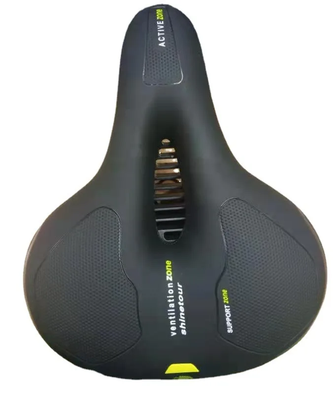 Hot Sale Road bike saddle with reflective strip Waterproof comfortable pu mountain bicycle seat shock absorption