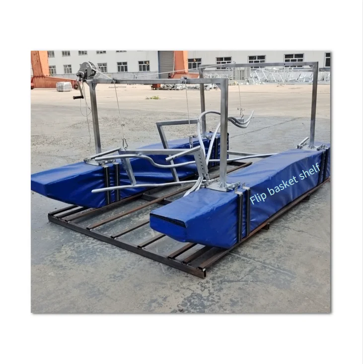 Hot sale aquaculture equipment flip basket shelf boat with best price