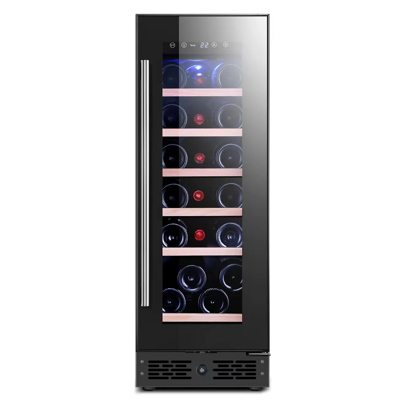 2023 Selling The Best Quality Cost-Effective Products 20 Bottles Compressor Cooling  Built-In Wine  Cooler wine cellar