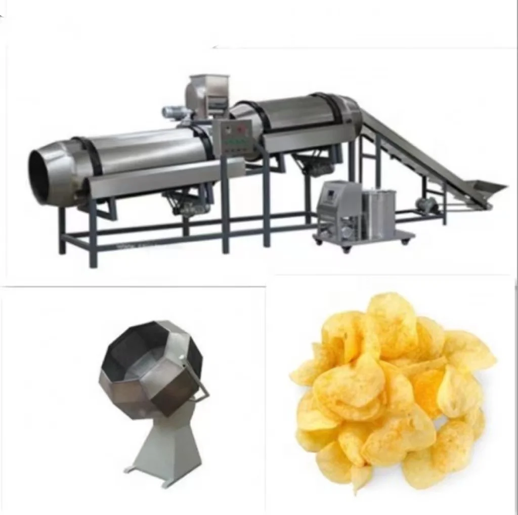 Original factory manufacturer drum coating and seasoning pop corn flavoring tea dog food flavour machine for snack food