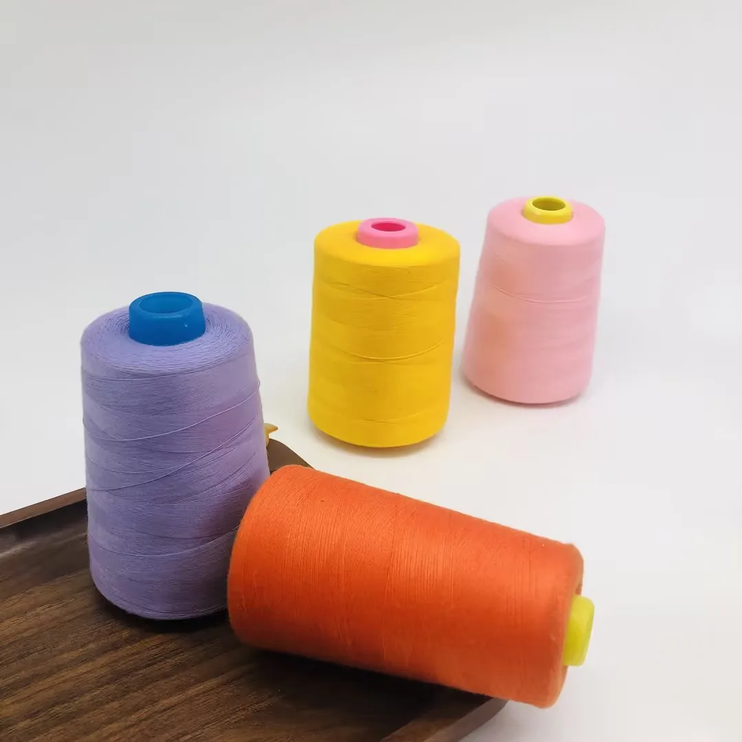 Poliester Soft 30/3 30S 4 5000Y Sewing Thread 6000 Yarn P30/5 Knotless Sewing Thread For Sewing Leather