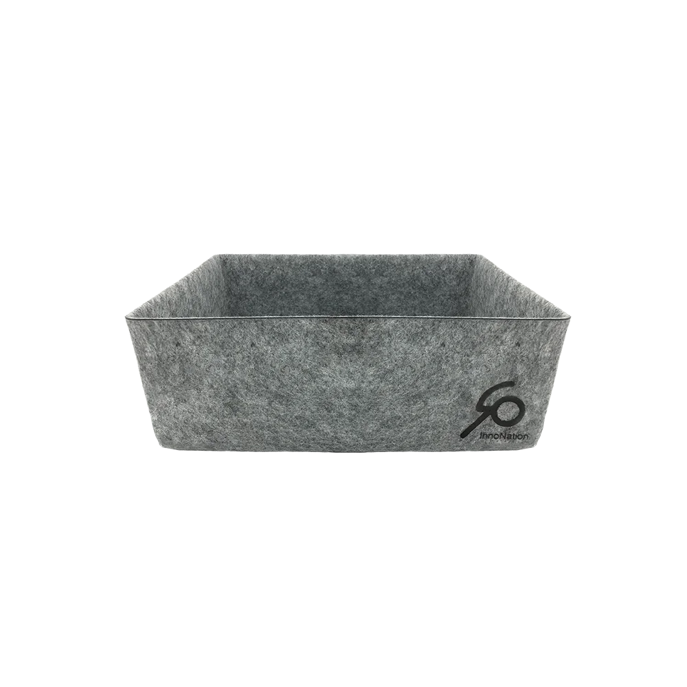2023 Hot sales Eco-friendly Recycle rPET Hard Multi-functional Rectangle Storage Box for home