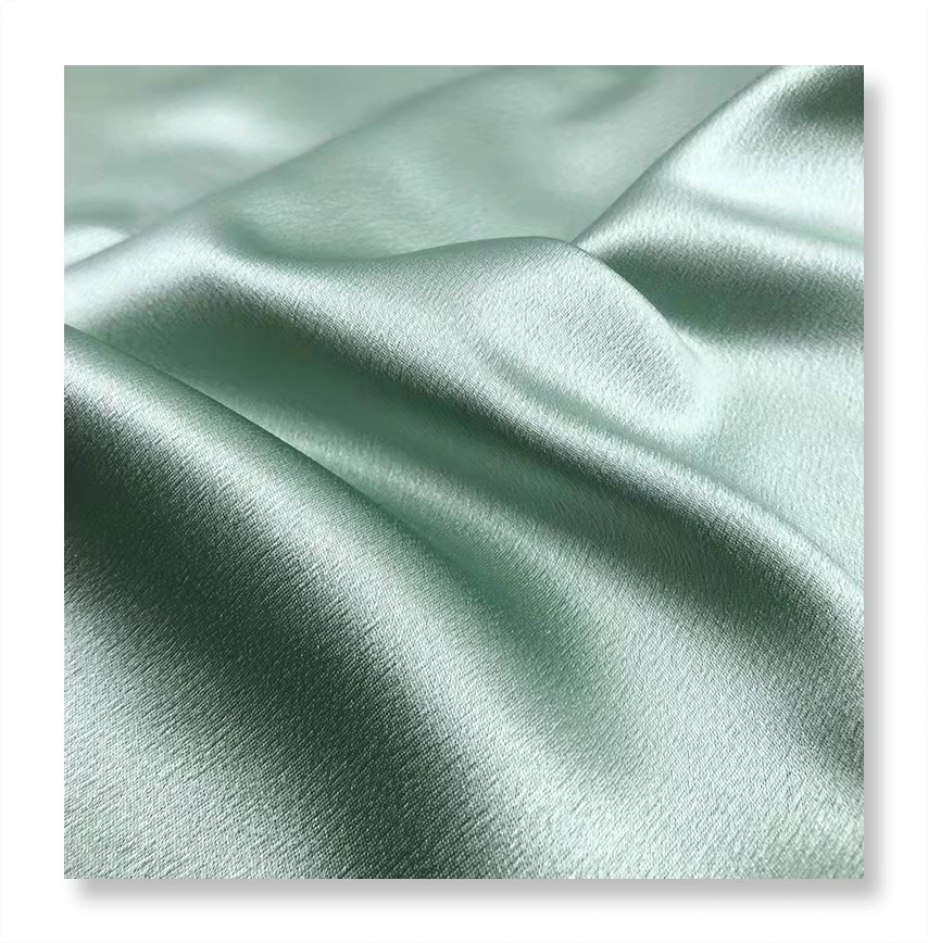 Factory Wholesale Multi-Colors 100% Polyester Silk Crystal Satin Fabric