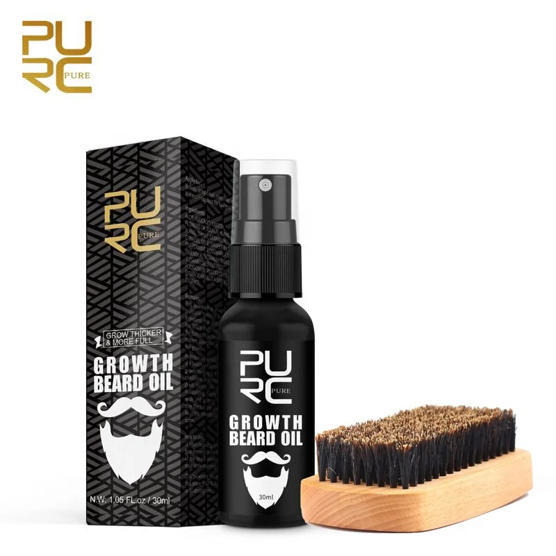 Custom Beard Oil Growth Private Label  Beard Brush