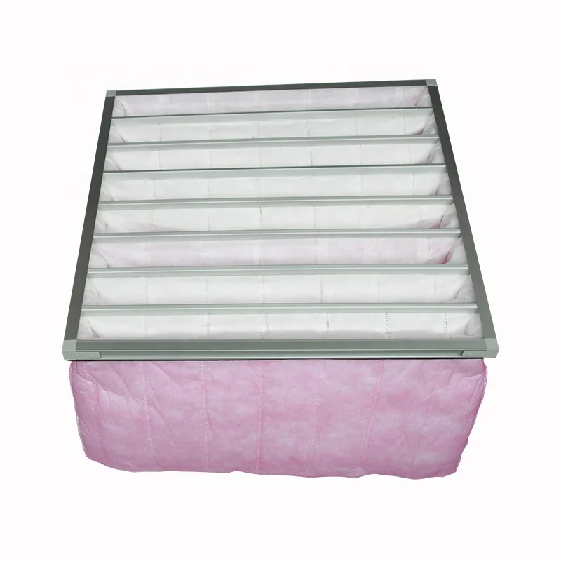 F7 Bag Filter Medium efficiency Dust Collection Pocket Filter Medium Efficiency HVAC Industrial Air Filter
