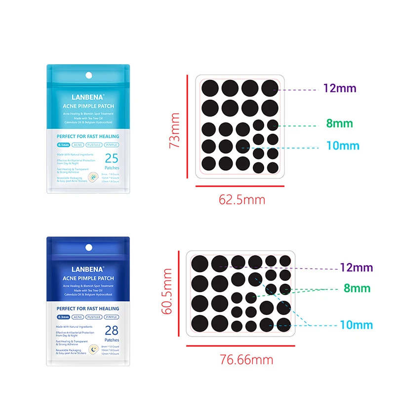 New Skin Care Hydrocolloid Tea Tree Extract Treatment Acne Removal Scar Pimple Acne Patch