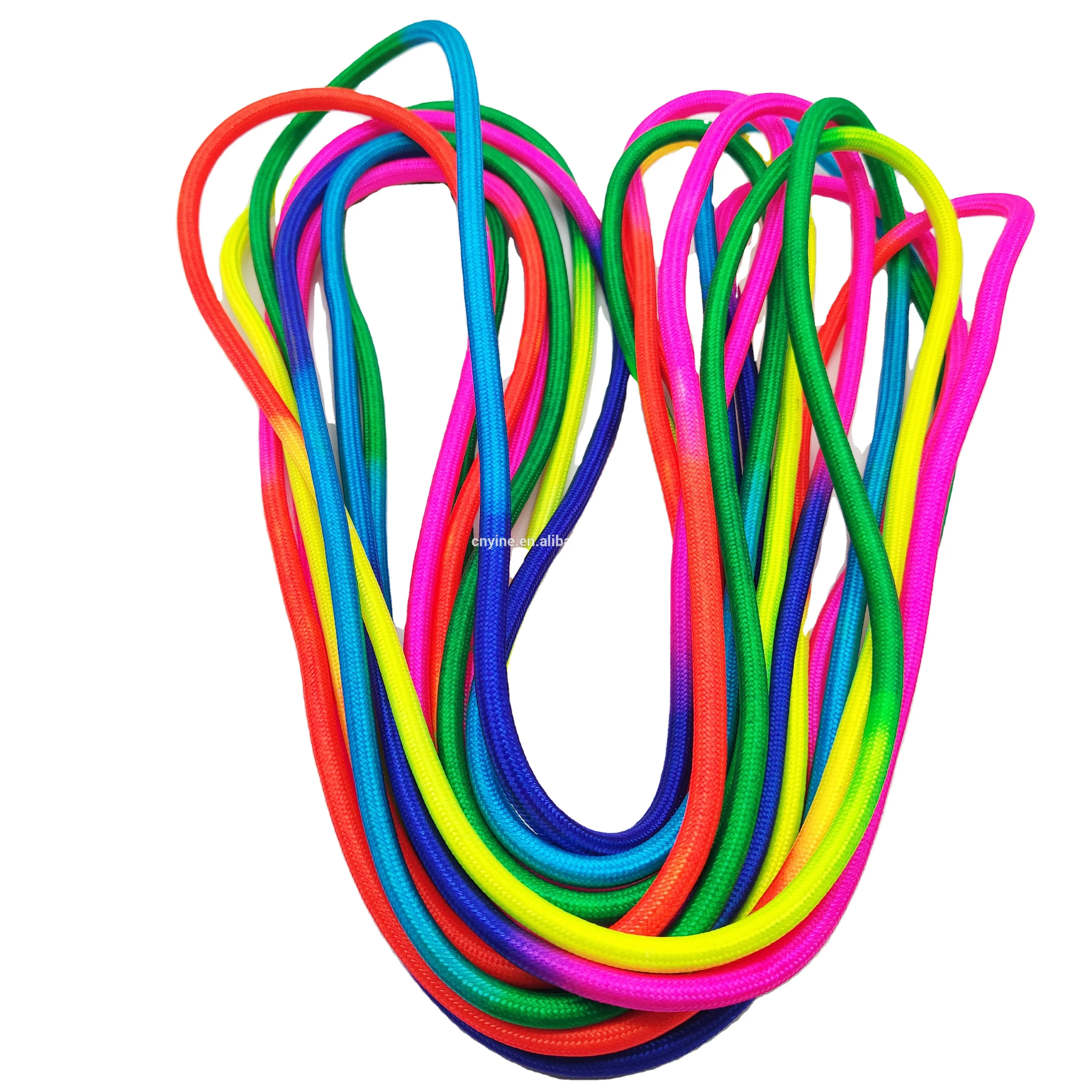 Low price and High quality polyamide nylon multicolor 6 MM  round rope cord