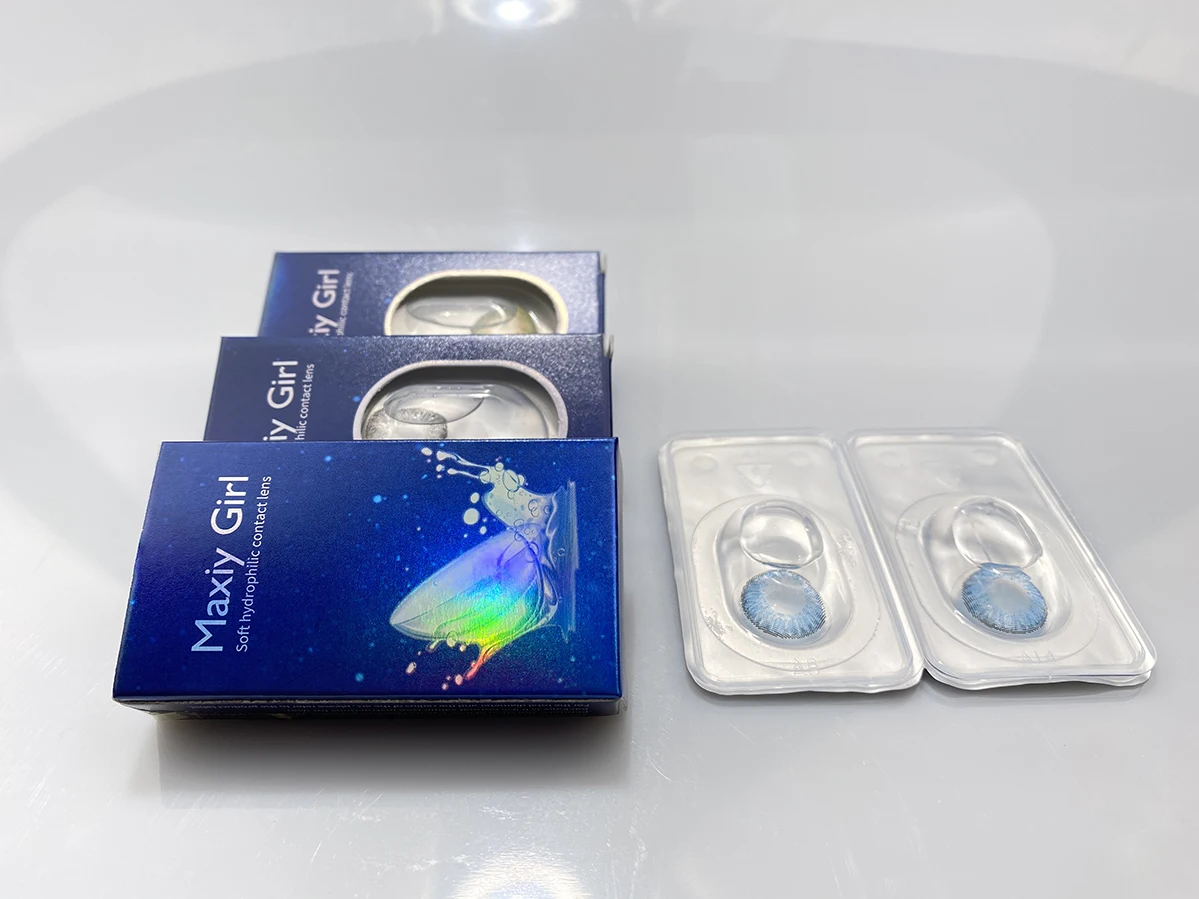 
Maxiy Girl 2pcs/pair Betas Series Yearly Cycle Soft Colored Contact Lenses Eye Cosmetic Color Contact Lens 