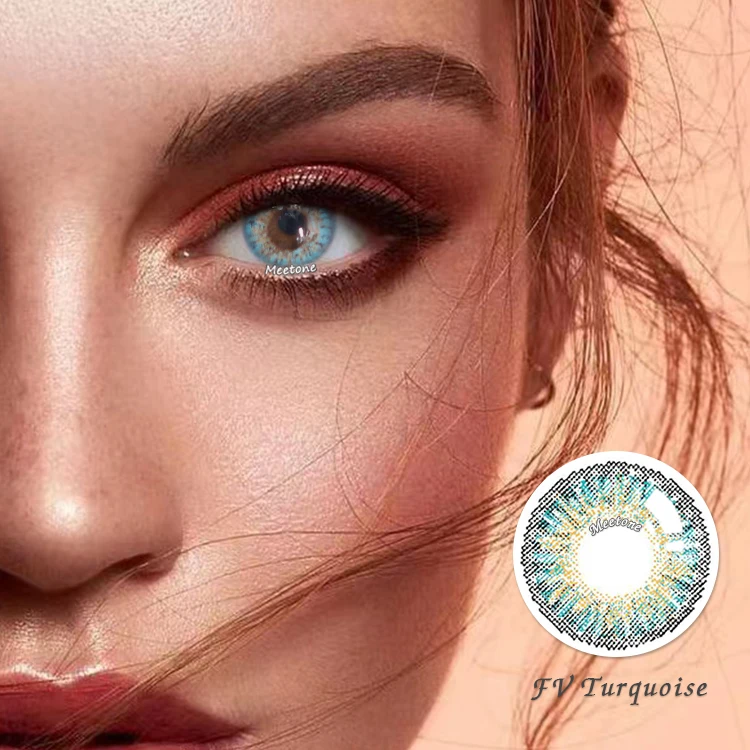Meetone Fv Бирюзовая леди оптовая цена Индивидуальная коробка корейские ежегодные контактные