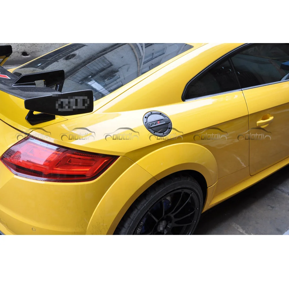 Dry Carbon Fiber Car Fuel Tank Oil Gas Cover For Audi TT TTS TTRS MK3 2015-2021 Auto Tuning