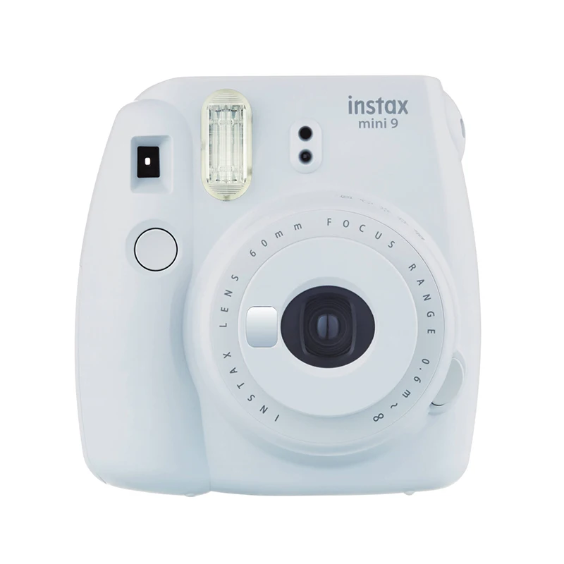 Легкая камера Мгновенной Печати instax mini Fujifilm mini 9, камера Instax с зеркалом, дымчато-белый, подарок на память