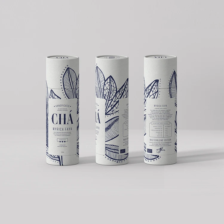 Переработанная картонная трубка Jemstone высшего класса, Упаковочная масляная Круглая Бумажная трубка с индивидуальным цветовым размером