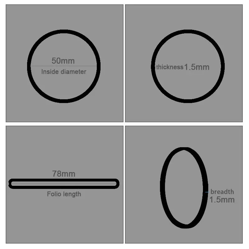 High quality product package money natural rubber eco-friendly transparent elastic diameter 50mm household black rubber band